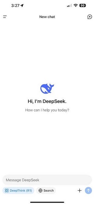 برنامه Deepseek iOS. | Image Credit -Phonearena - TSMC حمل تراشه های قدرتمند GPU را به چین که برای آموزش مدل های AI استفاده می شود متوقف می کند