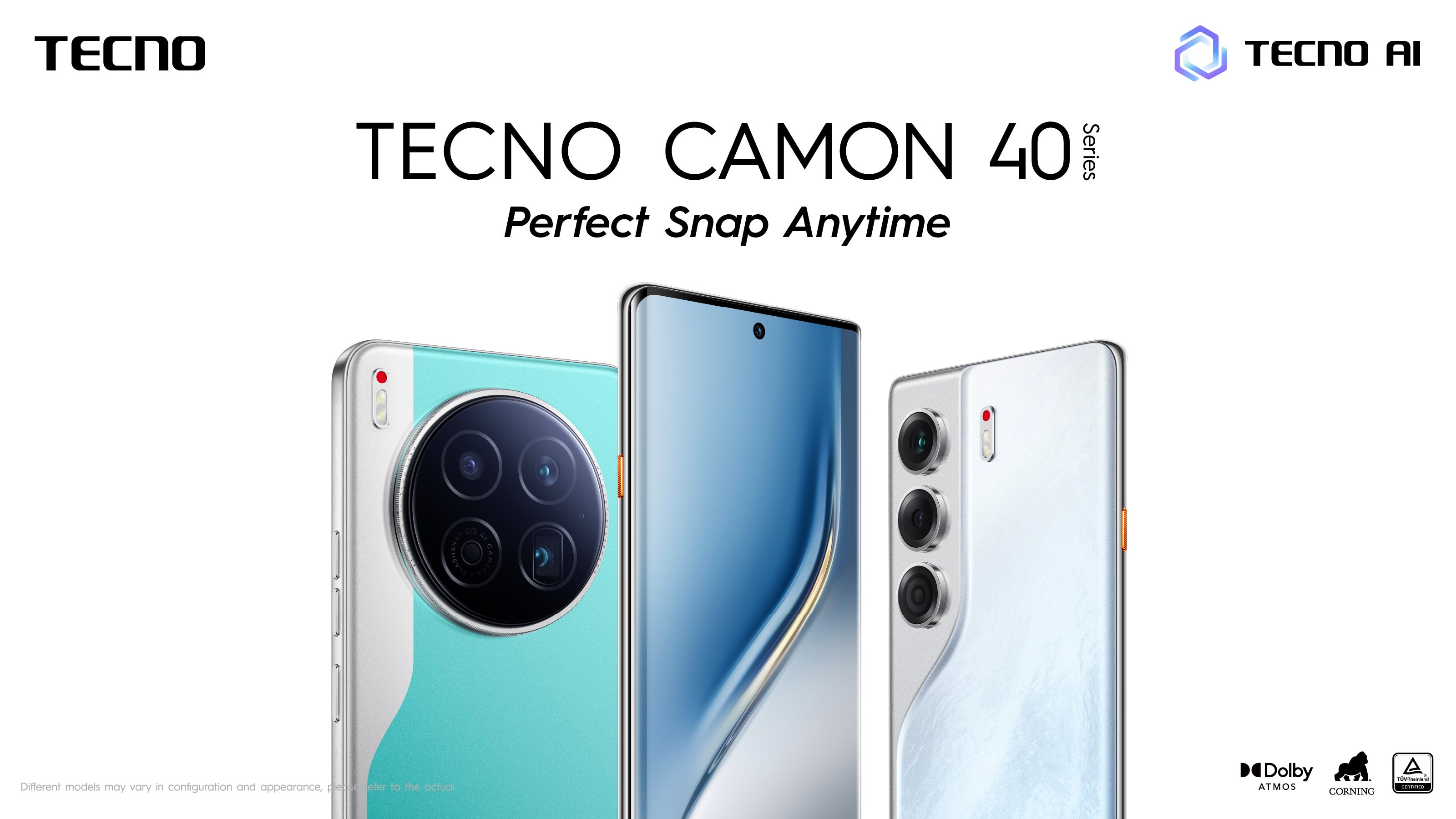 Tecno Camon 40. | اعتبار تصویر - Tecno - Tecno از Camon 40 رونمایی می کند و یک نمونه اولیه سه برابر در MWC 2025 را نشان می دهد