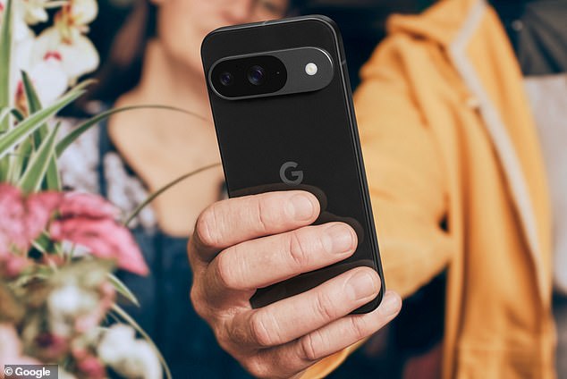 Google Pixel 9 (تصویر) سال گذشته منتشر شد. توجه داشته باشید نوار دوربین مستطیل شکل متمایز در قسمت پشتی دوربین ها
