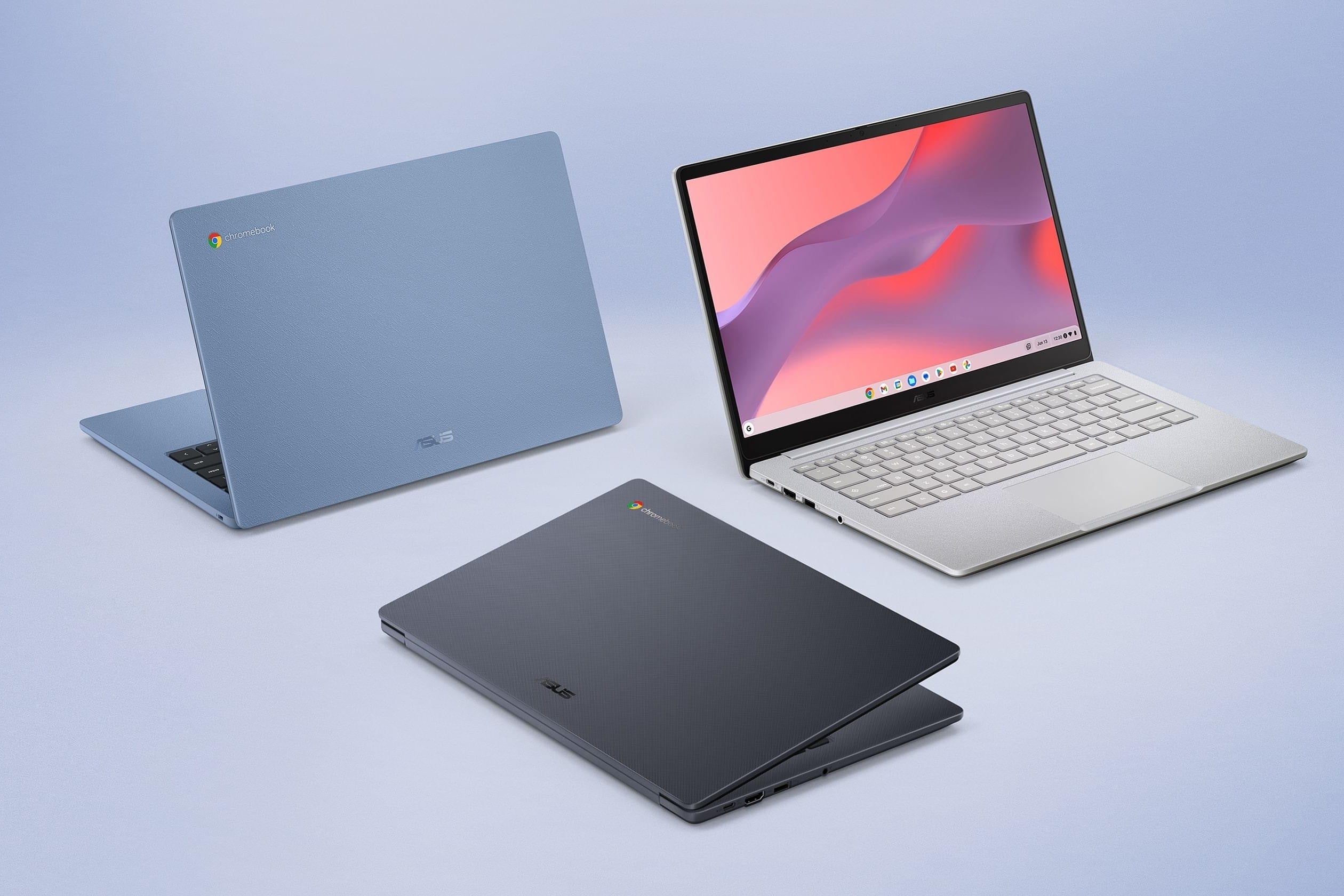 تصویر رنگهای موجود در سری Asus Chromebook CX14/CX15
