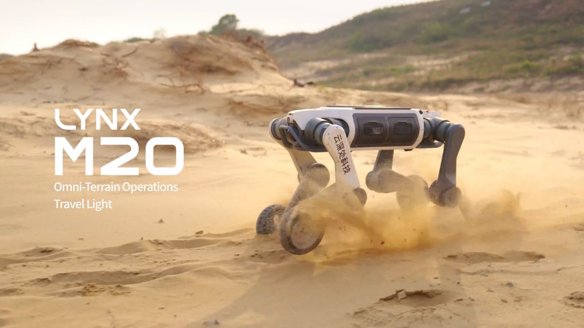 Deep Robotics به طور رسمی راه اندازی سری Lynx M20 خود را اعلام می کند