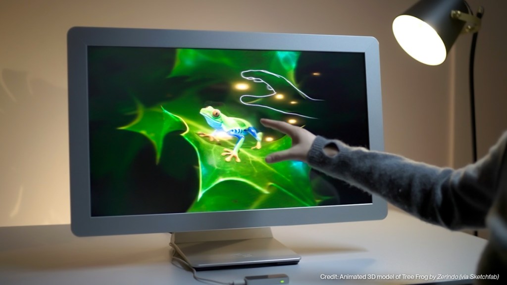 به نظر می رسد از صفحه نمایش 3D Light Field 5K 27 اینچی