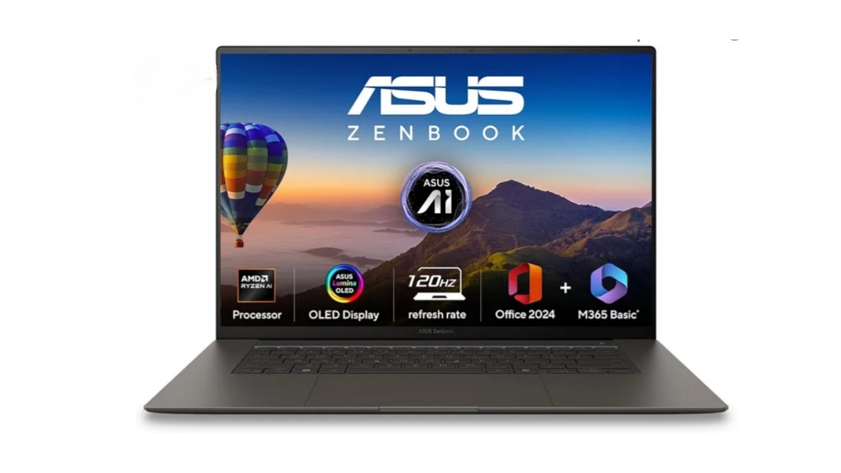 لپ تاپ Asus Zenbook S16 با پردازنده AMD Ryzen AI 7 350 و صفحه نمایش 3K OLED در هند راه اندازی شد