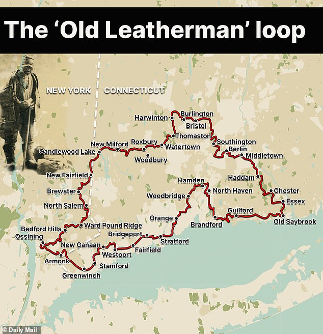مدار پیاده روی منظم Leatherman بین رودخانه کانکتیکات و رودخانه هادسون بود