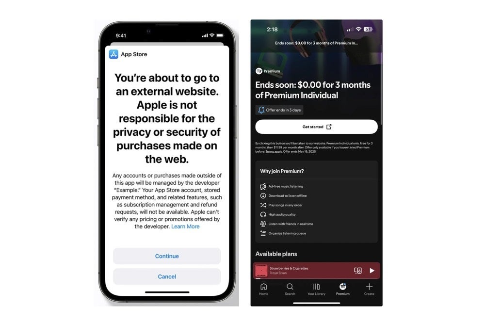 عکس های مربوط به فروشگاه App "صفحه ترسناک" به نظر می رسید قبل و بعد از حکم دادگاه بازی های حماسی