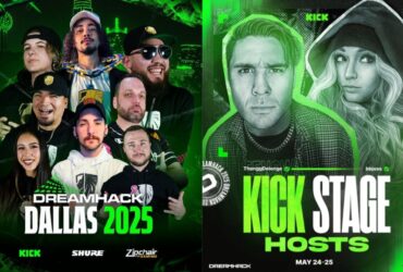 Kick صفحات برنامه نویسی خود را برای Dreamhack Dallas 2025 اعلام کرد