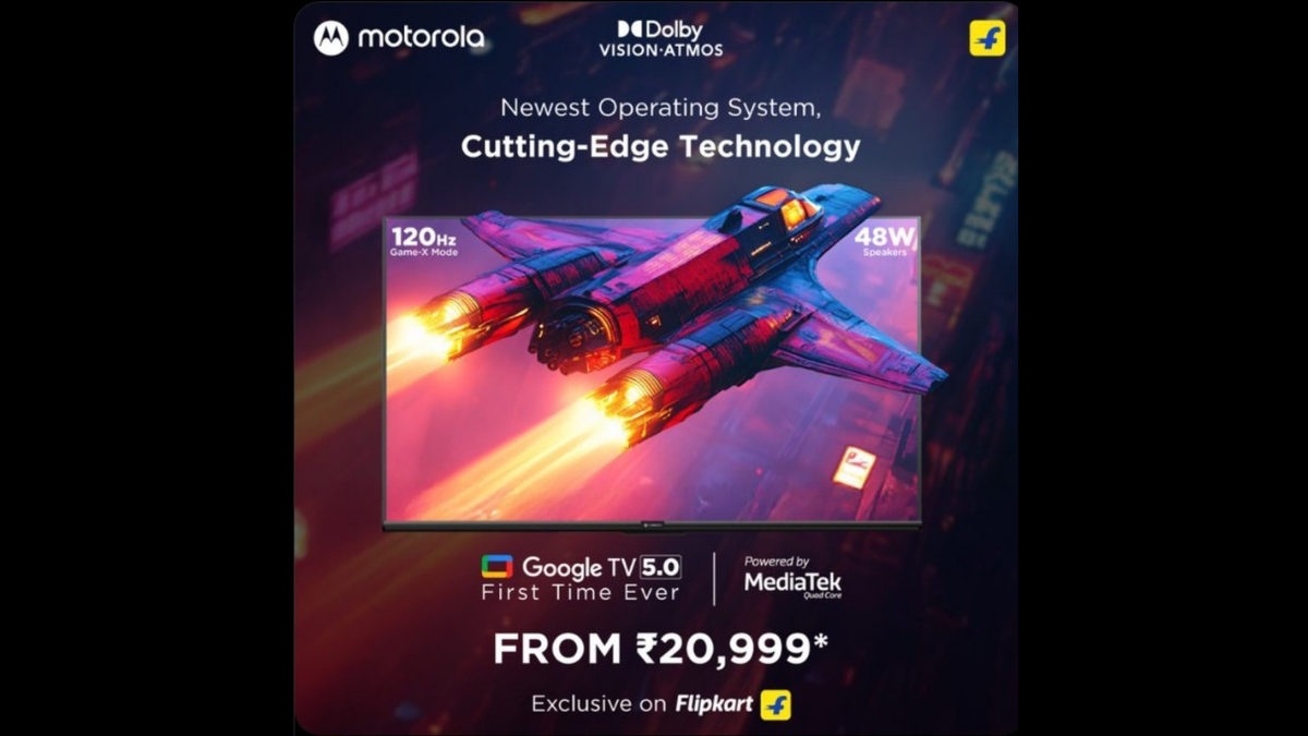 Motorola Envision X Qled Series با آخرین سیستم عامل Google 5.0 که هم اکنون برای فروش در هند در دسترس است