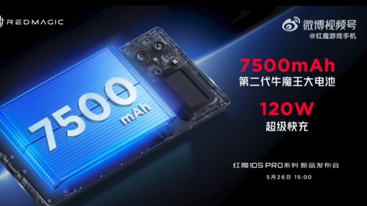 Redmagic 10S Pro Series جزئیات باتری به طور رسمی اذیت شد. ادعای Redmagic 10S Pro+ در Antutu مشاهده شد