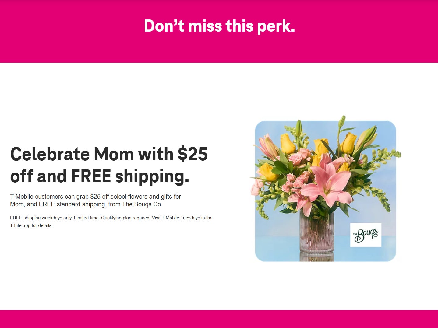 تبلیغ سه شنبه های T-Mobile برای روز مادر. | اعتبار تصویر-T-Mobile-سه شنبه های T-Mobile قدردانی مقرون به صرفه را برای روز مادر به ارمغان می آورد