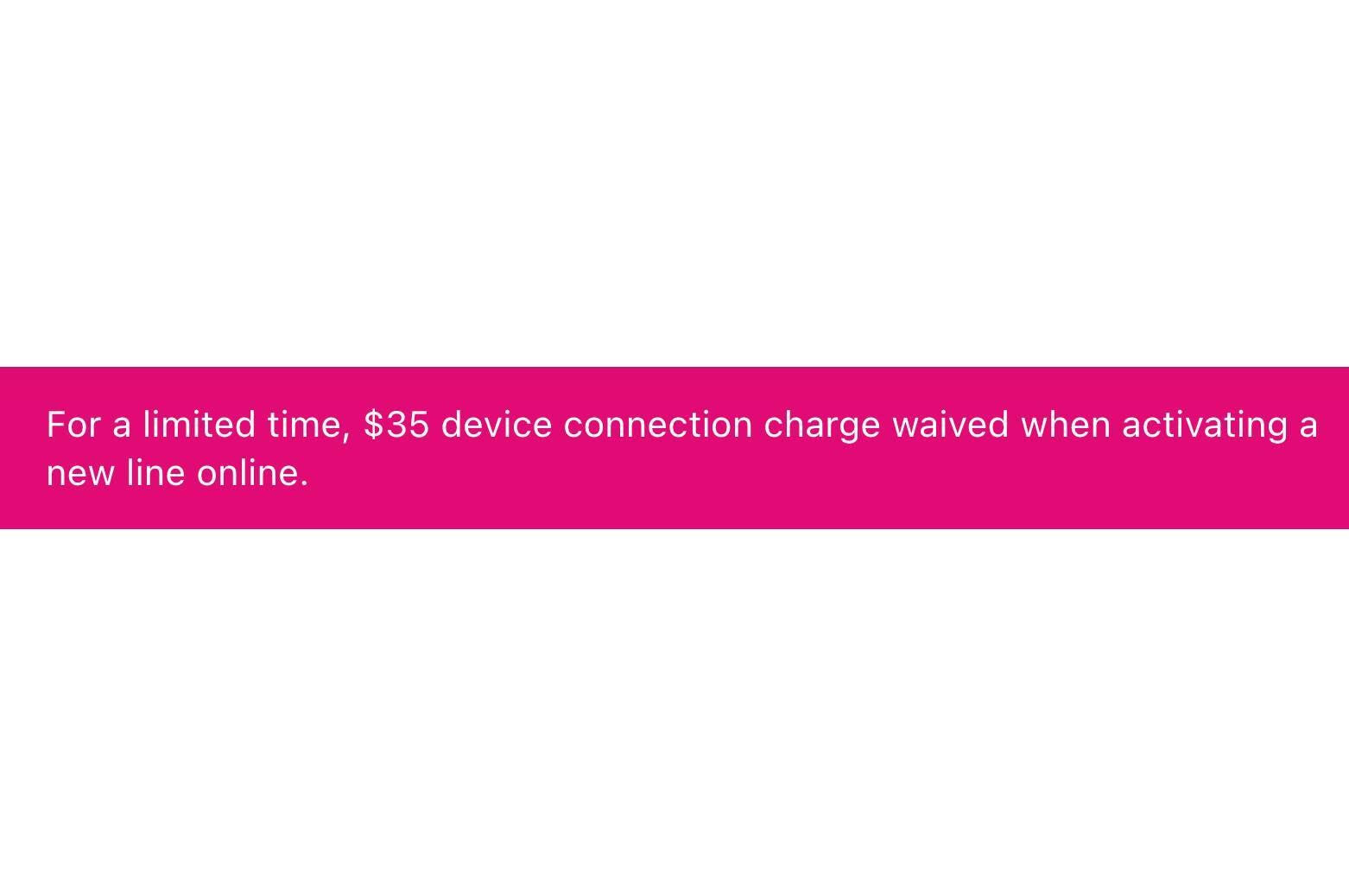 شارژ اتصال دستگاه T-Mobile از بین رفت