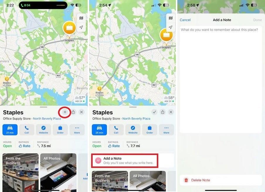 Apple Maps چیزی را ارائه می دهد که Google Maps نمی کند ، این یک ویژگی Note را اضافه می کند. | تصویر اعتبار -phonearena - شما احتمالاً نمی دانید که اپل نقشه ها دارای این ویژگی عالی است که Google Maps نمی کند