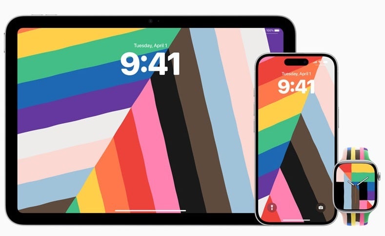 تصویر زمینه Harmony Pride که همراه با بروزرسانی iOS 18.5 RC است.