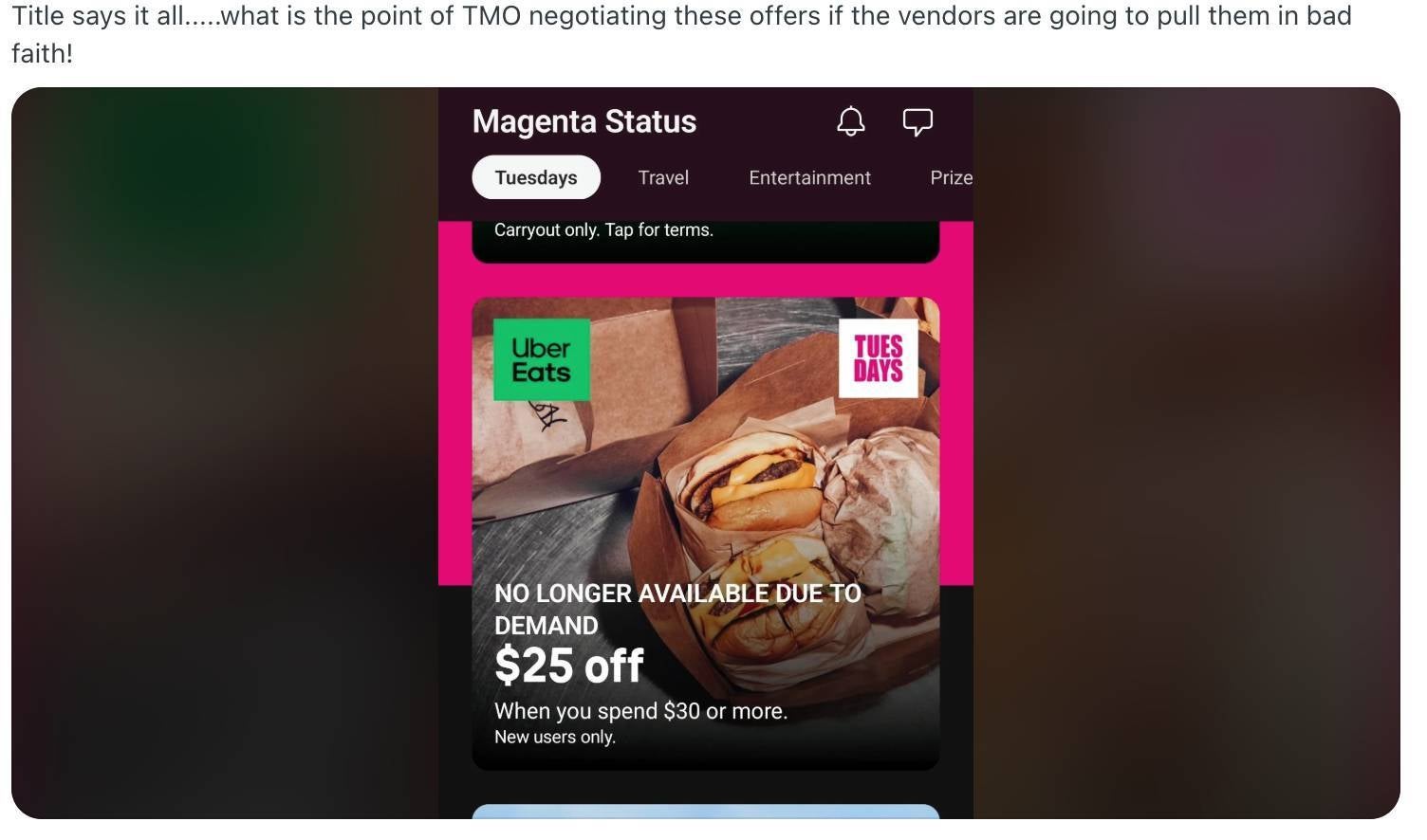 T-Mobile Uber می خورد