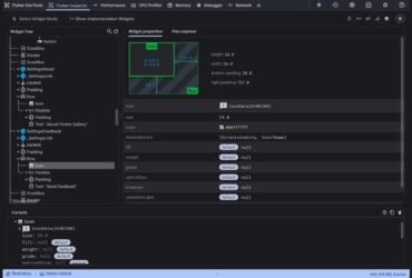 بازرس جدید DevTools اکنون به طور پیش فرض در Flutter 3.29 ارتقا یافته است