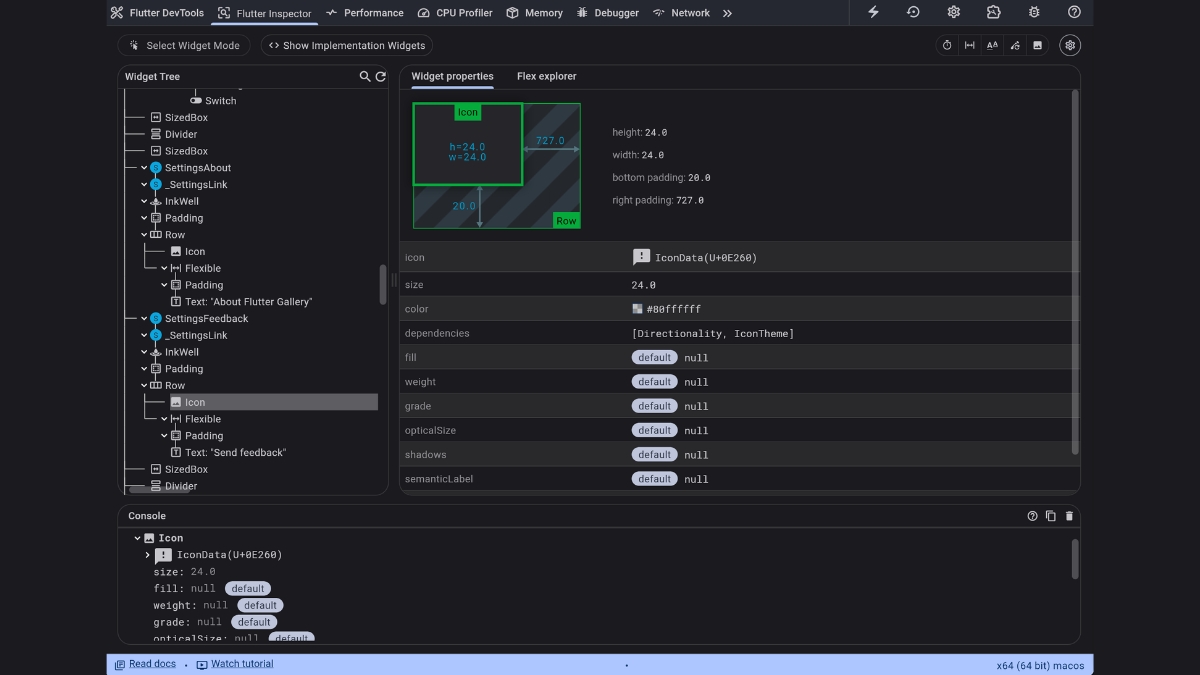 بازرس جدید DevTools اکنون به طور پیش فرض در Flutter 3.29 ارتقا یافته است
