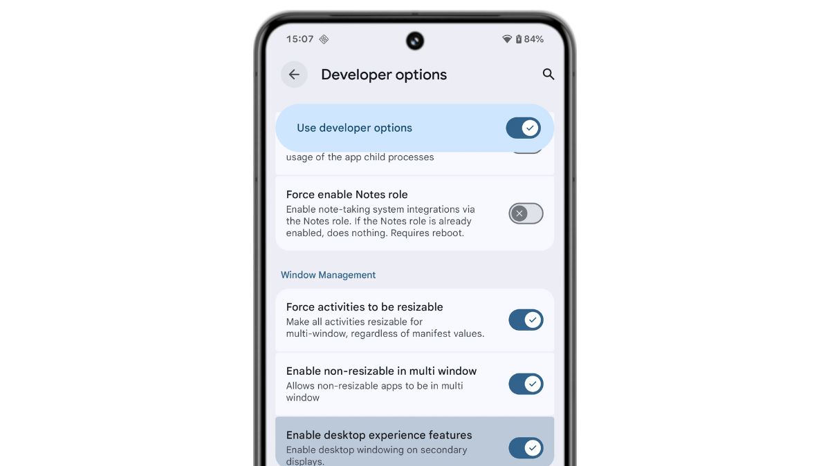 بنا بر گزارش ها گوگل در حالت دسک تاپ مانند DEX خود برای دستگاه های Android کار می کند