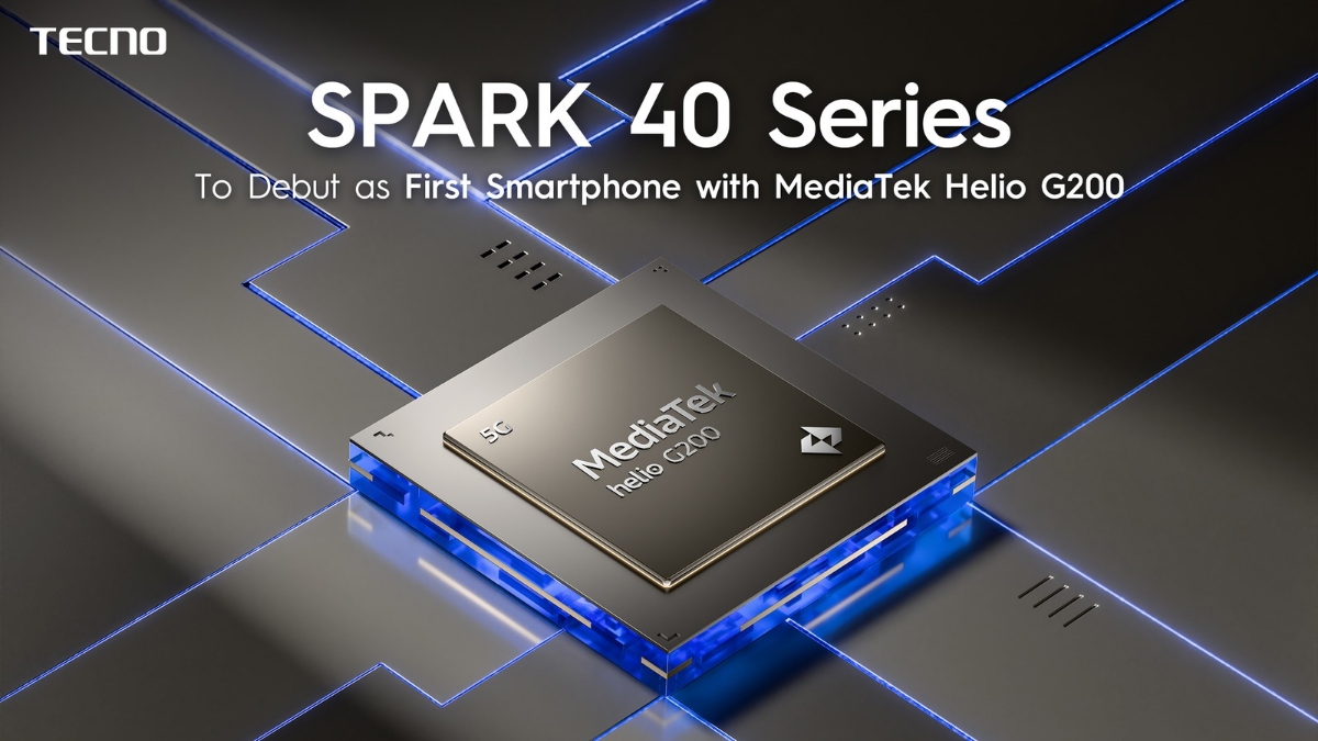 سری Tecno Spark 40 برای اولین بار در بازار جهانی به عنوان اولین نفری که دارای چیپست MediaTek Helio G200 است