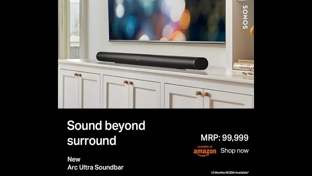 نوار صوتی Sonos Arc Ultra با Dolby Atmos و کنترل صدا در هند راه اندازی شد: ویژگی ها و قیمت گذاری ها را بررسی کنید