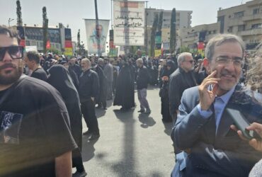 حضور جهاد دانشگاهی در آیین وداع با شهدا
